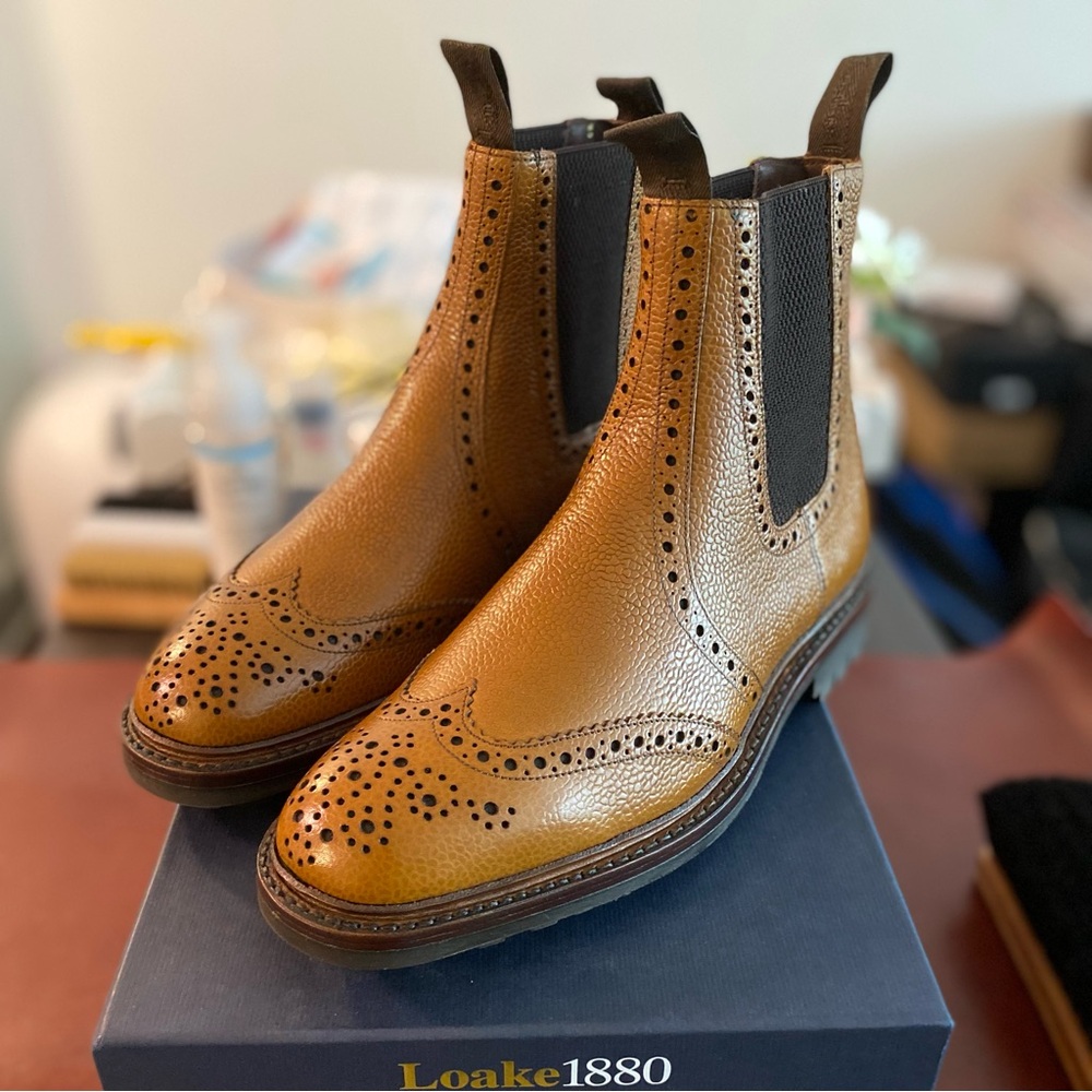 Loake Keswick Tan Grain Chelsea Boot